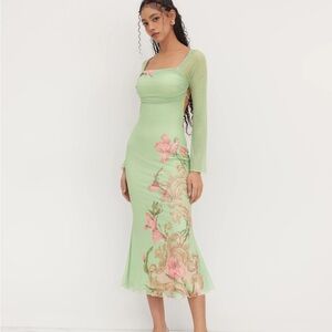 Cider mesh flower dress
